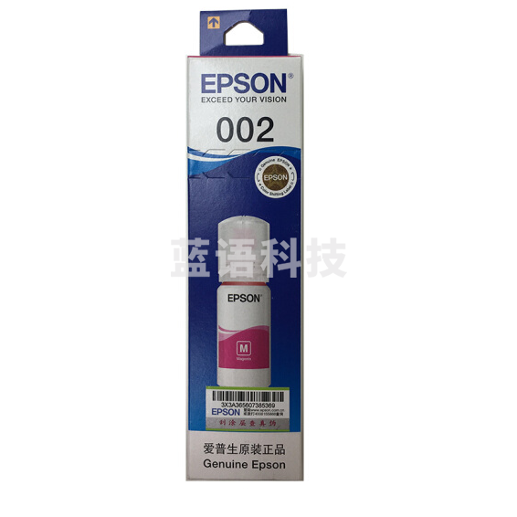 爱普生 002 T03X3 （C13T03X380）洋红色墨水瓶（适用于:L4158/L4168/L6168/L6178/L6198）
