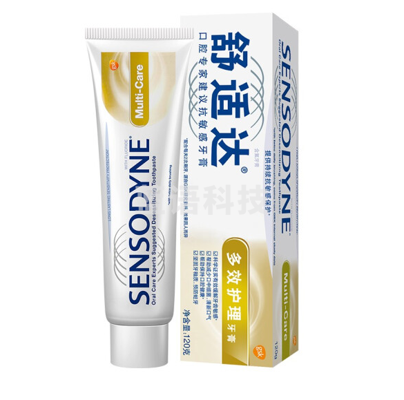 舒适达 多效护理抗敏牙膏 120g