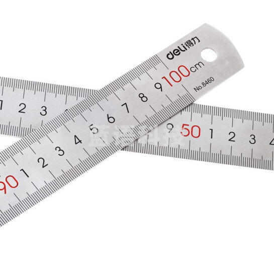 得力  8460-1米钢直尺