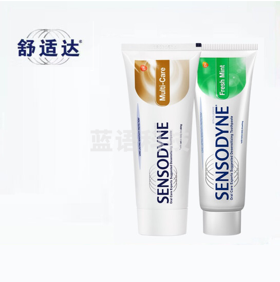 舒适达  多效护理牙膏120g+薄荷120g