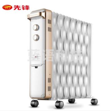 先锋    DS1555 取暖器 电暖器 家用电暖气片 电热油汀 加热器 14片大面积取暖 节能省电升温快