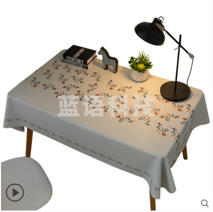 防水防油免洗卡桌布 春系列-迎春：90*150cm（直边）