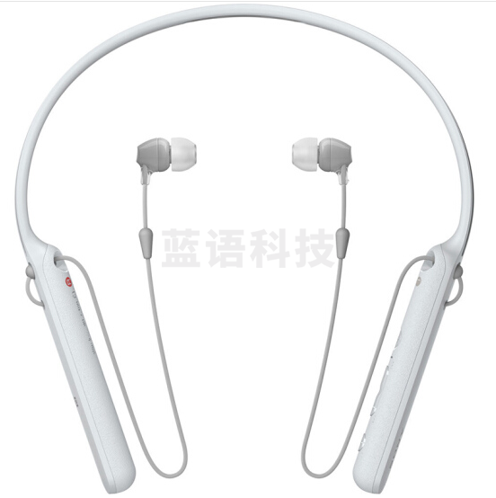 索尼（SONY） WI-C400 颈挂入耳式无线蓝牙耳机挂脖式立体声低音  白色/黑色/蓝色/红色