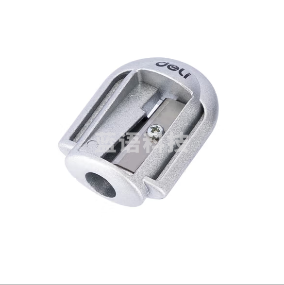 得力  0595 金属卷笔刀削笔器削笔刀铅笔刀卷笔刀 银色