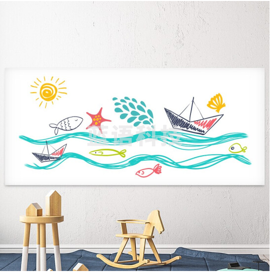 得力50008软铁白板1500*1000*0.5mm(带胶)(白色) 可擦白板墙贴 办公白板纸贴