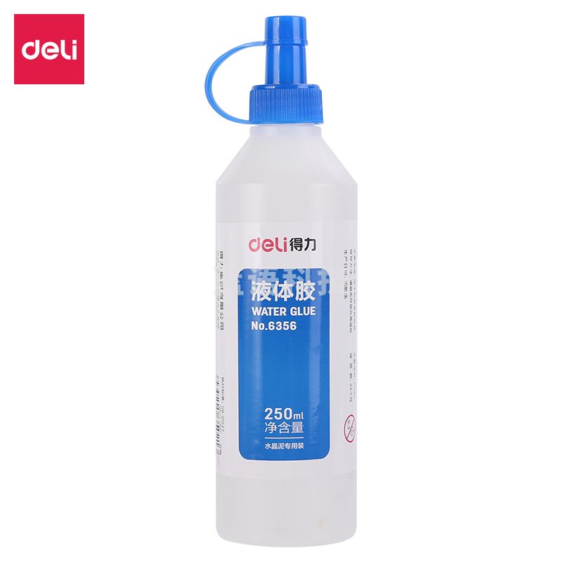 得力6356液体胶250ml*6支 盒