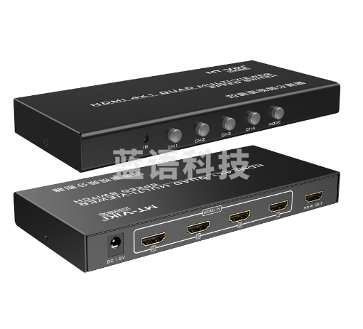 迈拓维矩HDMI分割器四八画面合成器4进1出分屏器游戏视频电脑监控监视4口同步拼接器4个屏幕拼成大屏 4路 HDMI分割器 MT-SW041-B