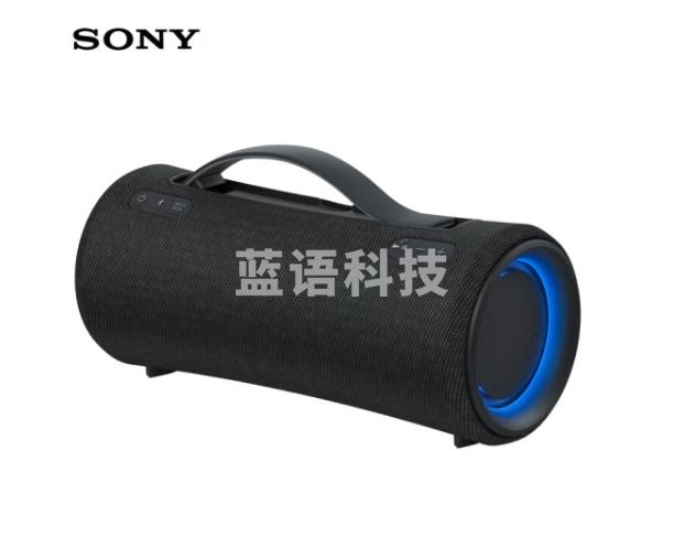 索尼（SONY）SRS-XG300 便携式派对蓝牙音箱 重低音 独立高音单元 IP67防水防尘 25小时续航 黑色