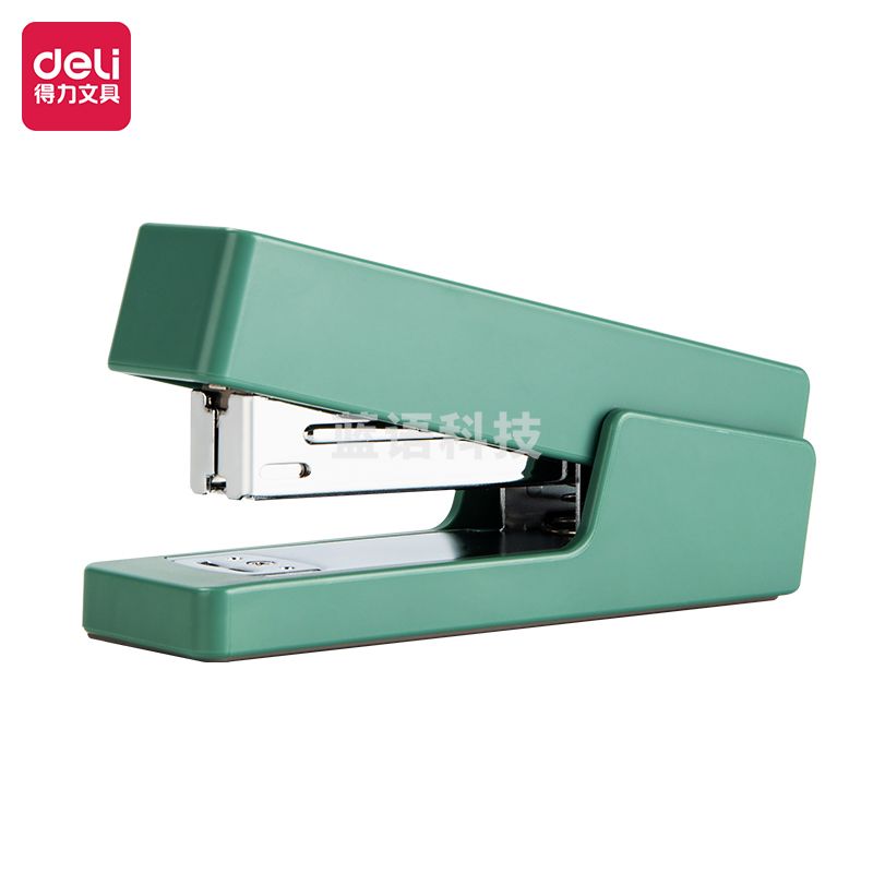 得力NS084纽赛订书机(绿)(1台订书机/盒)