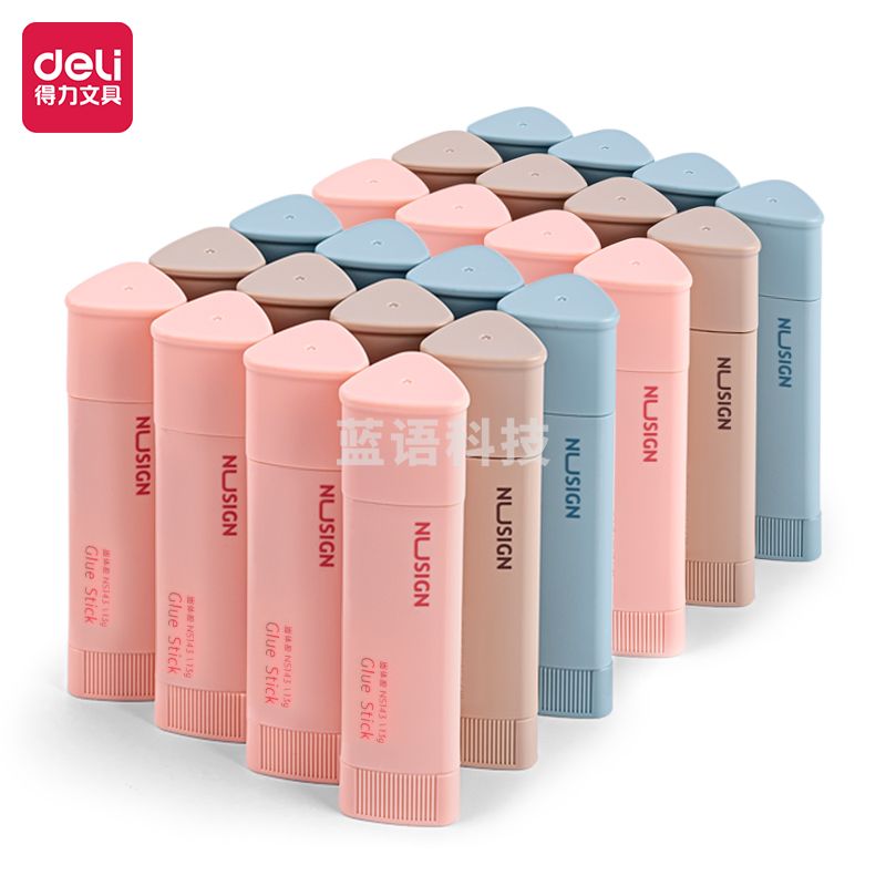 得力纽赛NS143三角形固体胶(混)(13g/支)24支