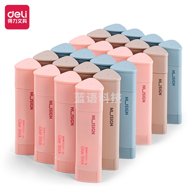 得力纽赛NS144三角形固体胶(混)(8g/支)24支装