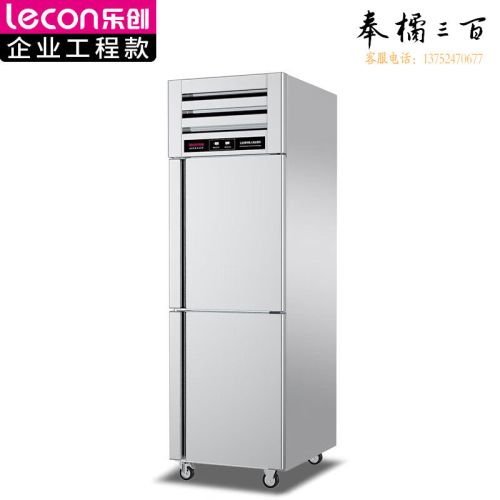 乐创 LC-J-EMG01 双门冷柜 立式厨房保鲜柜节能压缩机 工程豪华款全冷冻 460L