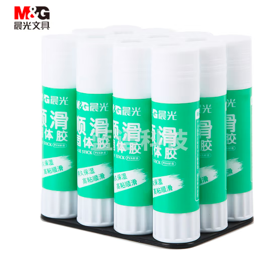 晨光21g*12支装 顺滑固体胶 ASGN7104胶棒