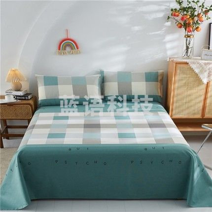 粗布床单  单人床单  纯棉老粗布 适合1-1.2米