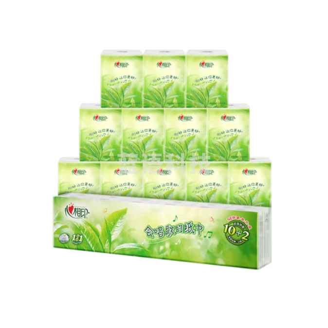 心相印 手帕纸巾  4层7片*12包