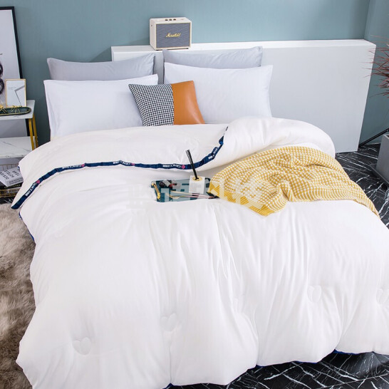 洁丽雅  被芯被子春秋大豆纤维被空调被 5.5斤 150*200cm   货号：JC