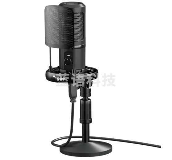 闪克（Sudotack） 麦克风电脑手机笔记本录音专业电容音直播配音网课游戏会话筒设备闪客主播啵啵麦 461TR三角支架++录音直播+可调增益