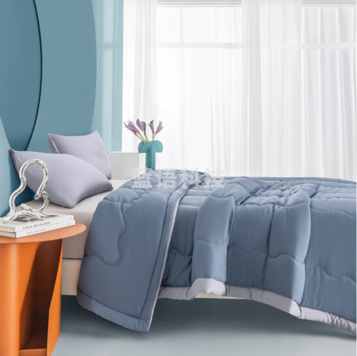 安睡宝春秋被宿舍单人空调被 轻奢蓝150x200cm