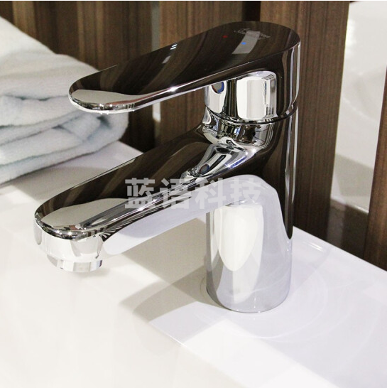 美标   面盆龙头 0701全铜冷热水单孔浴室柜洗手盆龙头  货号：ZF