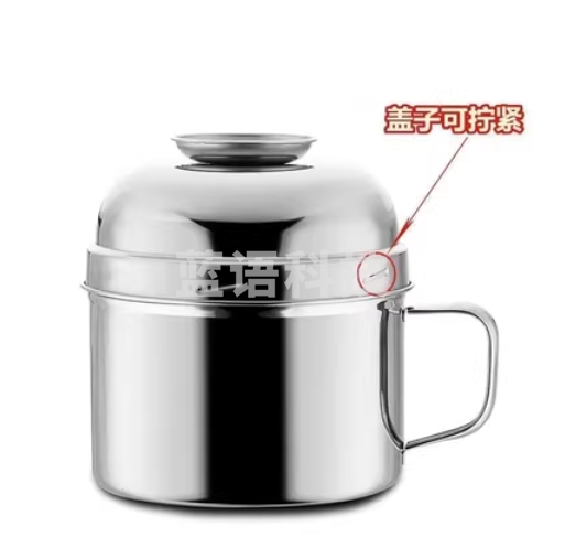 不锈钢饭盒快餐杯双层分格螺旋卡扣拧紧