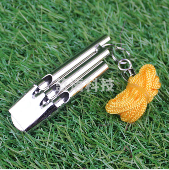 蝴蝶牌  不锈钢口哨 金属口哨 比赛教练裁判哨子 三音口哨  货号：ZF