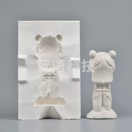 陶艺哪吒石膏模具    手工制作雕塑  哪吒 均码   货号：JC