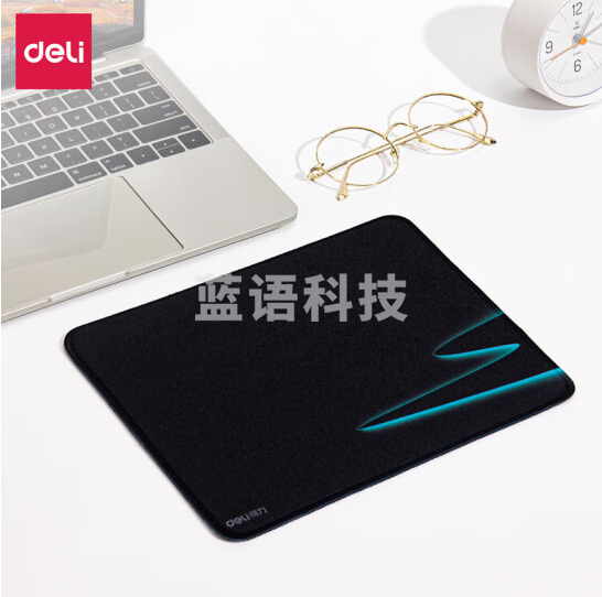 得力 印花鼠标垫 250*200mm   LN103  黑色