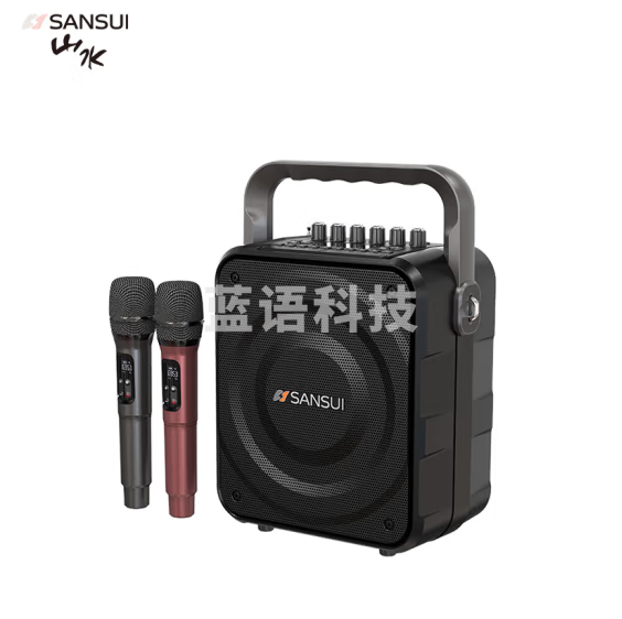 山水   K58无线蓝牙音箱 移动带户外广场舞音响卡拉OK双无线话筒