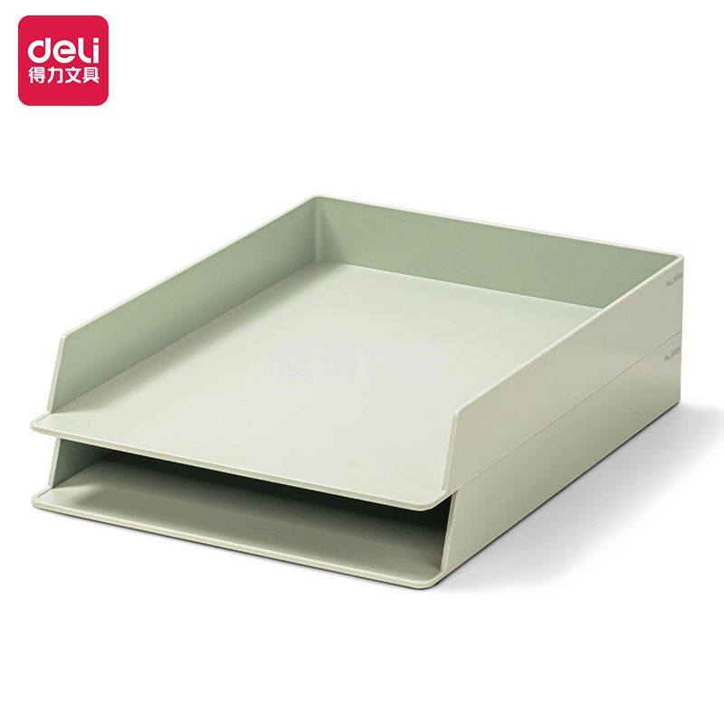 纽赛NS021S文件盘(2个/套)(绿色)DIY创意组装文件框 单位；套