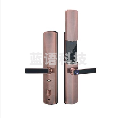 指纹锁 家用防盗防水全自动密码锁 单面防水 智能门锁  货号：JC