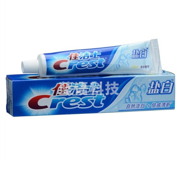 佳洁士  牙膏140g 盐白 洁白牙齿口气清新 货号：JC