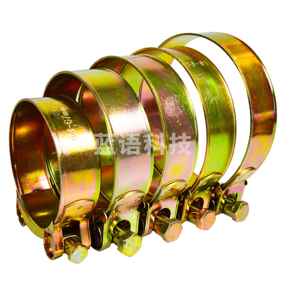 铁镀锌强力喉箍 重型卡箍 抱箍水 管卡子管箍 QL60-63  货号：JC