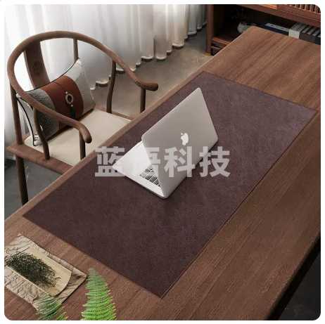 超大鼠标垫 办工桌垫子 防水垫 80*160cm 深咖棕  货号：GD