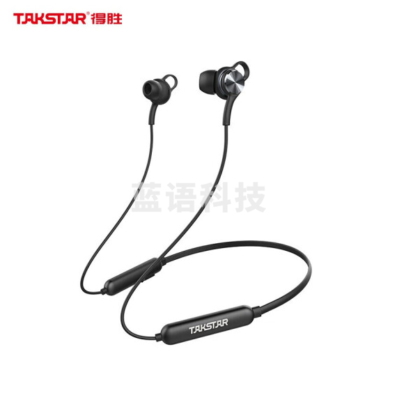 得胜（TAKSTAR） AW1 入耳式无线运动蓝牙耳机 手机耳机 磁吸入耳式耳机 音乐耳机 超长续航 黑色