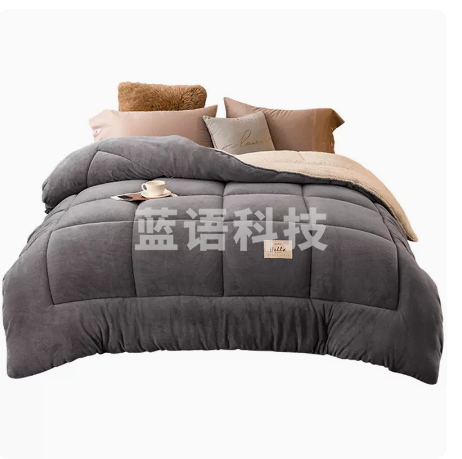 南极人  羊羔绒被子冬被棉被加厚保暖被芯  150x200cm 加厚  货号：JC