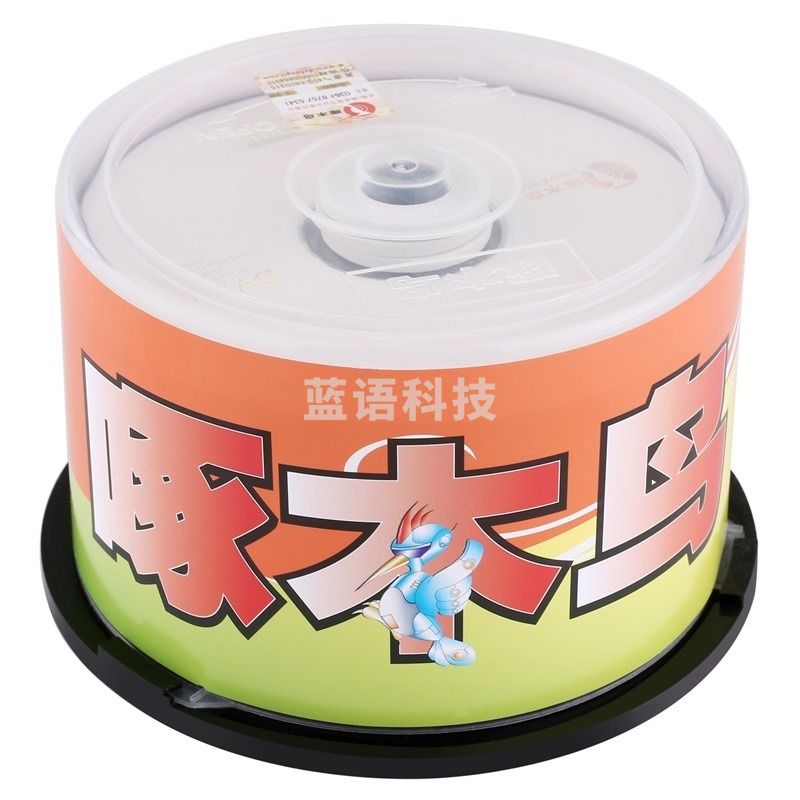 啄木鸟  DVD+R 16速 4.7G 白系列  50片/桶 刻录光盘