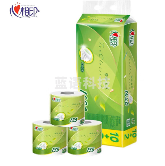 心相印 卷纸BT2812 4层12卷/提(135g/卷) 茶语丝享卷纸卫生纸  货号：JC