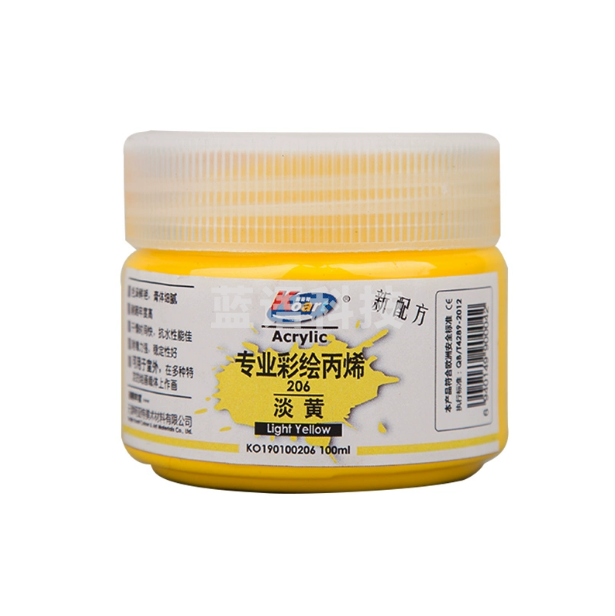 柯亚特   丙烯颜料  100ml/瓶  颜色备注  货号：YC