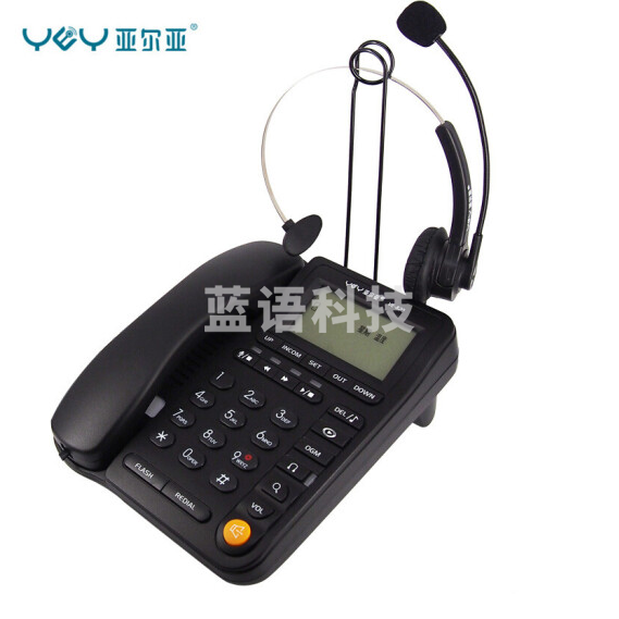 亚尔亚（YEY）VE820 SD卡录音耳机电话机 办公 通话自动双向录音  货号：TXH