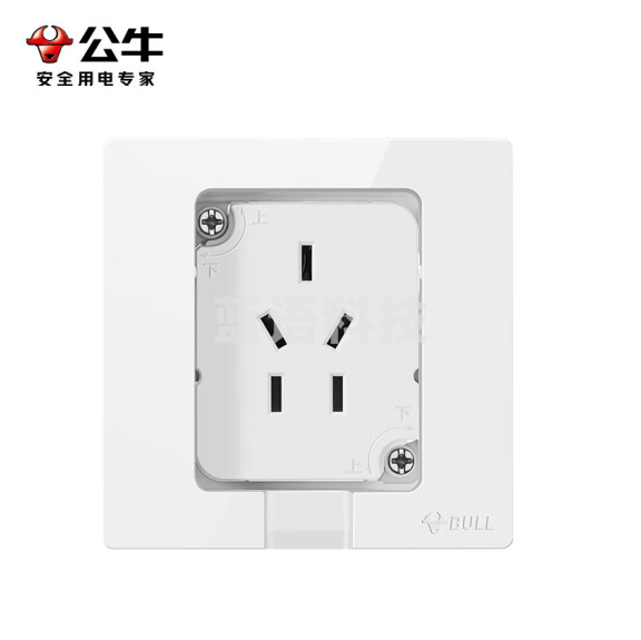公牛（BULL） 插座 隐形小二三极插座  可调节  GTBZ231   货号：YC