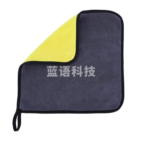 毛巾抹布 洗车厨房毛巾 加厚擦玻璃巾纤维珊瑚绒 30*30cm  货号：GD