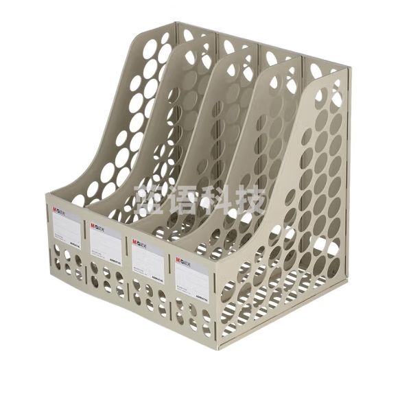 晨光 ADM94740 四联文件框文件栏文件架325*305*260mm 灰