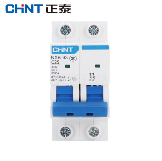 正泰（CHNT）NXB-63-2P-C25 空气开关 过载空气开关
