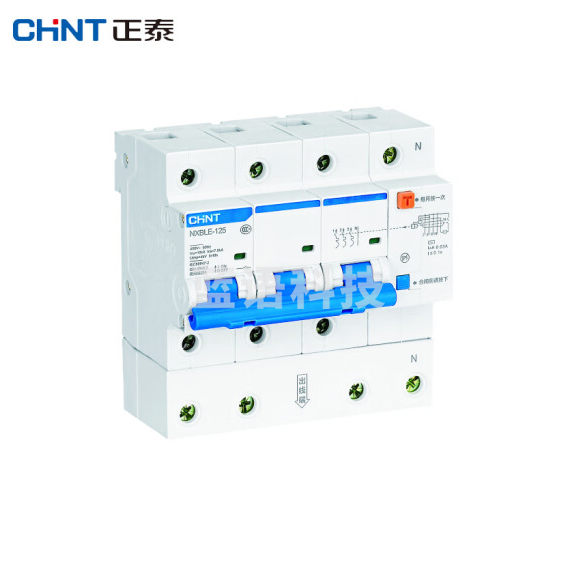 正泰(CHNT) 漏电保护器 剩余电流动作断路器NXBLE-125 3P 100A