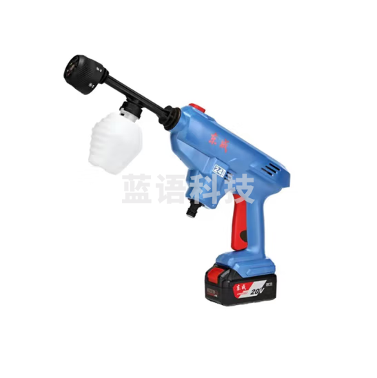 东成  充电无线高压洗车机便携清洗机  含2块电池 货号：LMN