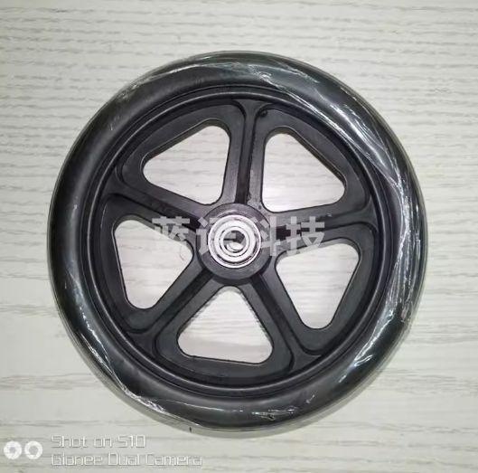 橡胶轮6寸轴承橡胶脚轮老虎车轮