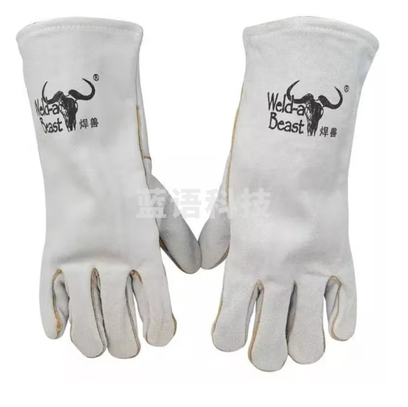 焊兽  A级精品双手电焊手套焊工手套 36厘米  货号：JC