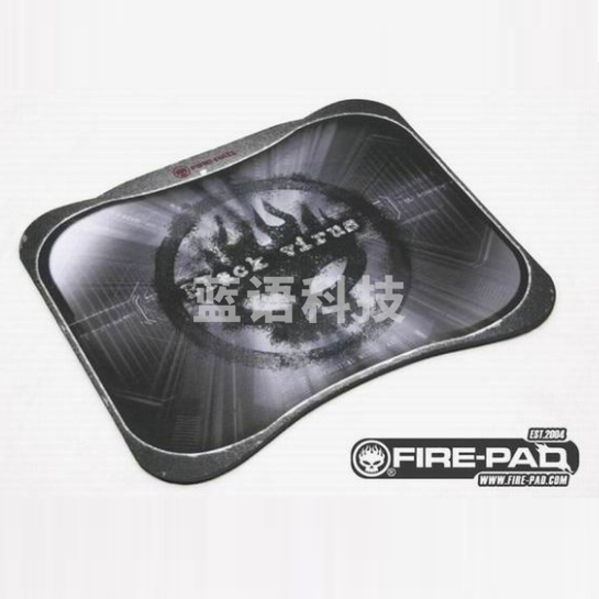 地狱火  黑色病毒 游戏鼠标垫   3张/包  货号：YC