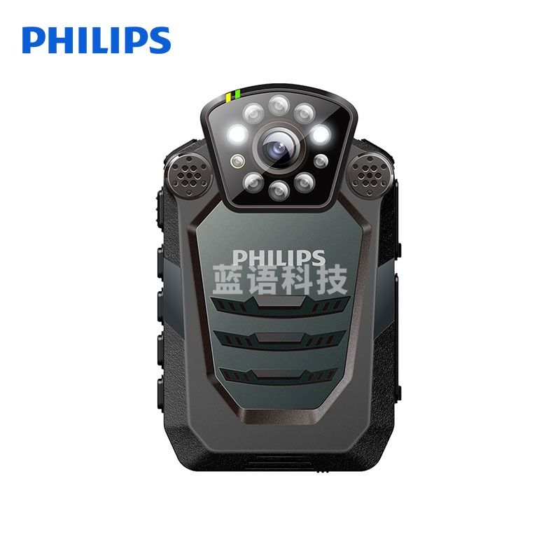 飞利浦（PHILIPS）VTR8200 便携音视频记录仪 工作记录仪 1296P高清红外夜视 便携式摄像装置
