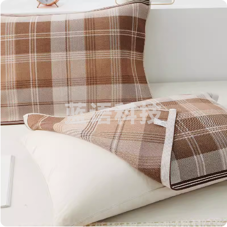 无印良品    纯棉枕巾一对  夏季枕头套巾  货号：JC